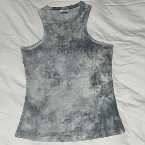 Castro | Gray Tie-Dye Women's Tank Top Small